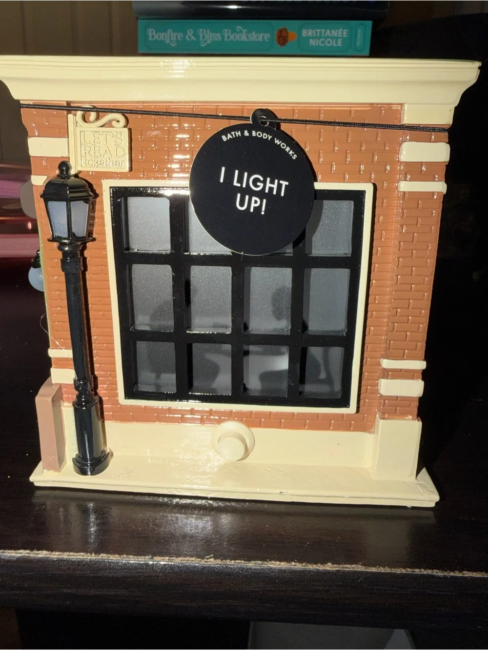 Bath and Body Works 3 wick Bookstore Candle Holder
